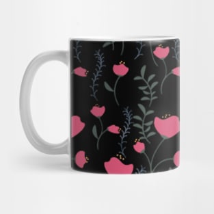 Pretty Red Rose pattern Mug